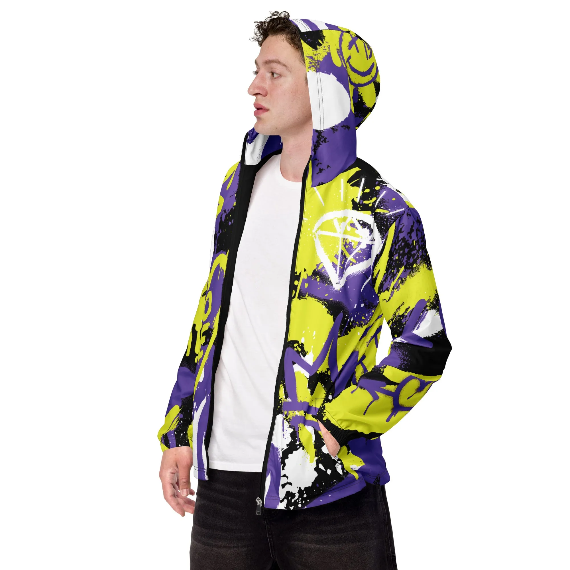 NonBinary Pride Graffiti Jacket