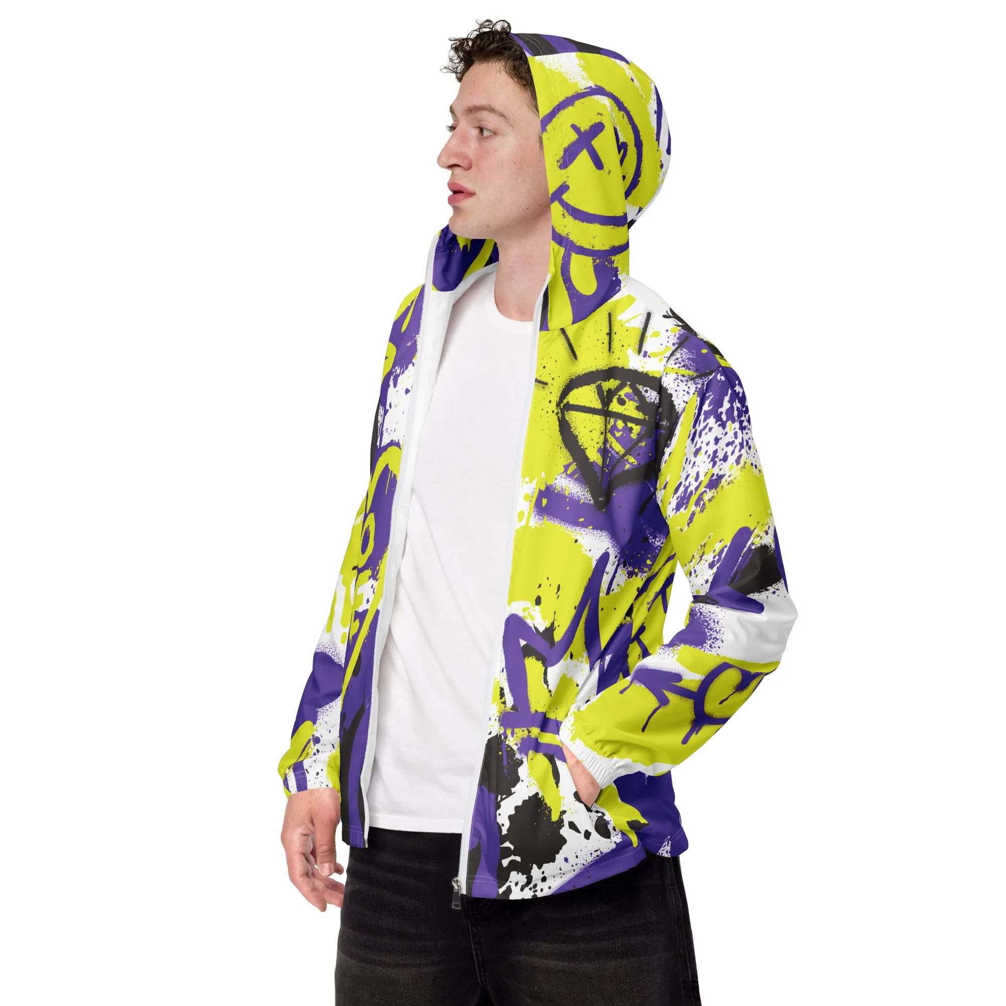 NonBinary Pride Graffiti Jacket