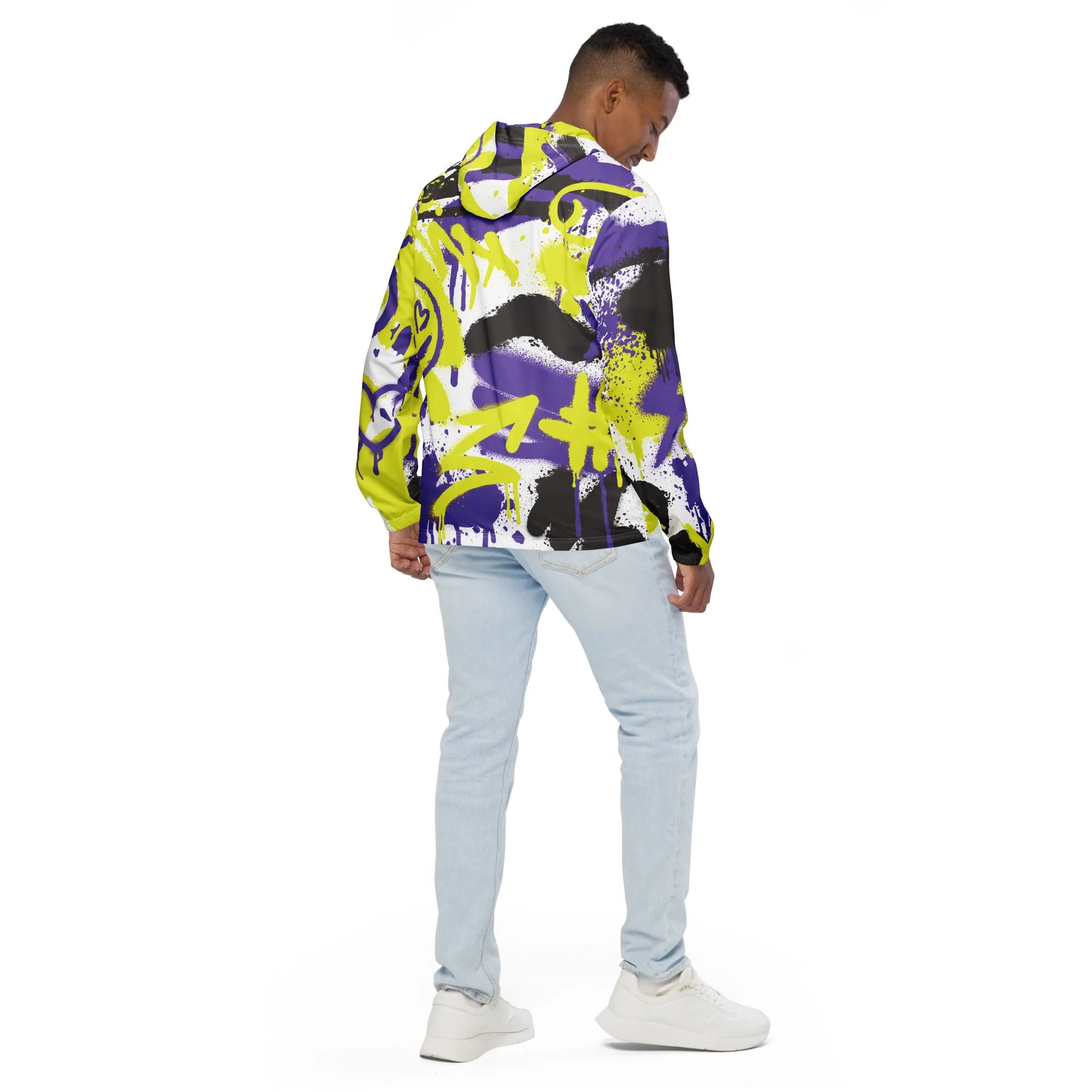 NonBinary Pride Graffiti Jacket