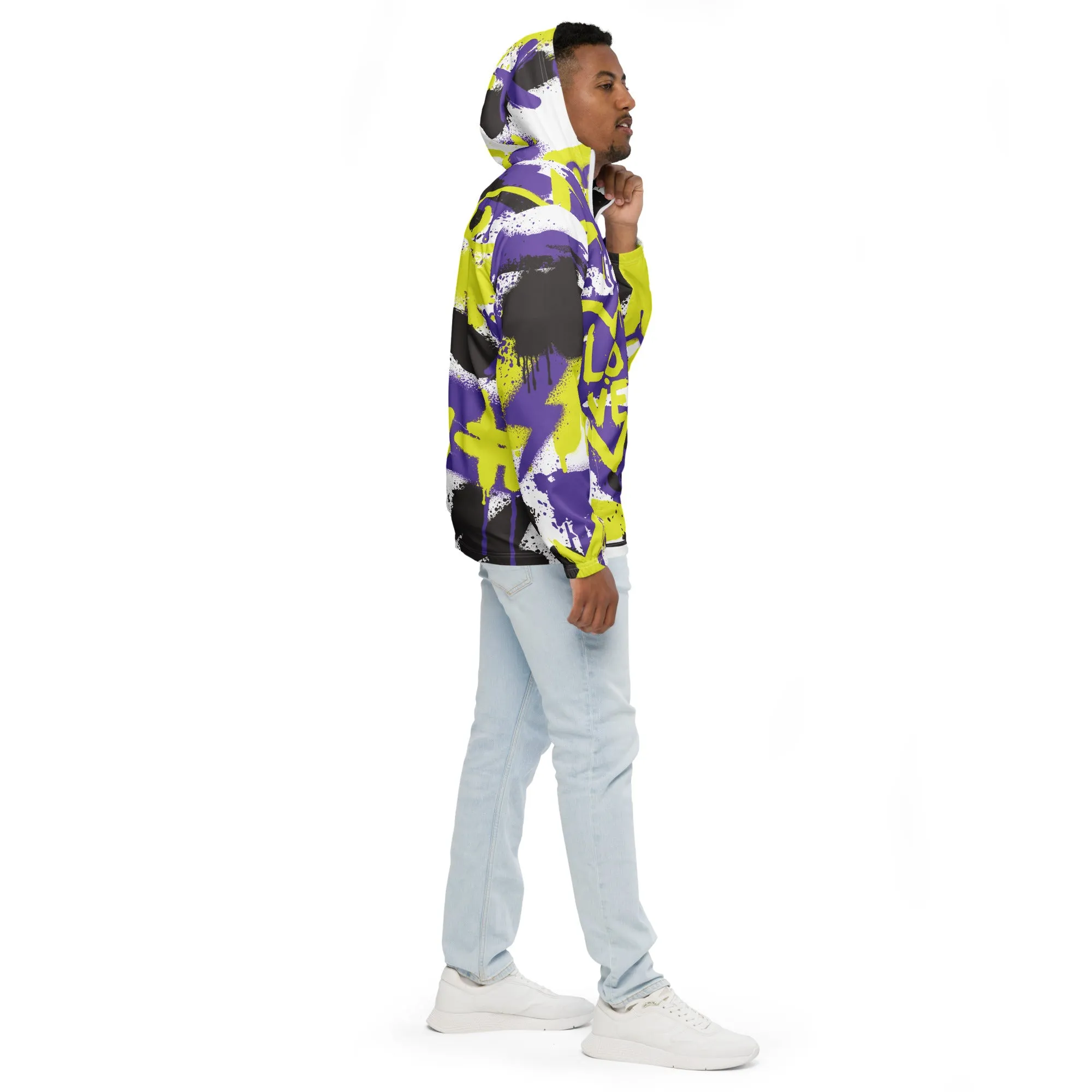 NonBinary Pride Graffiti Jacket