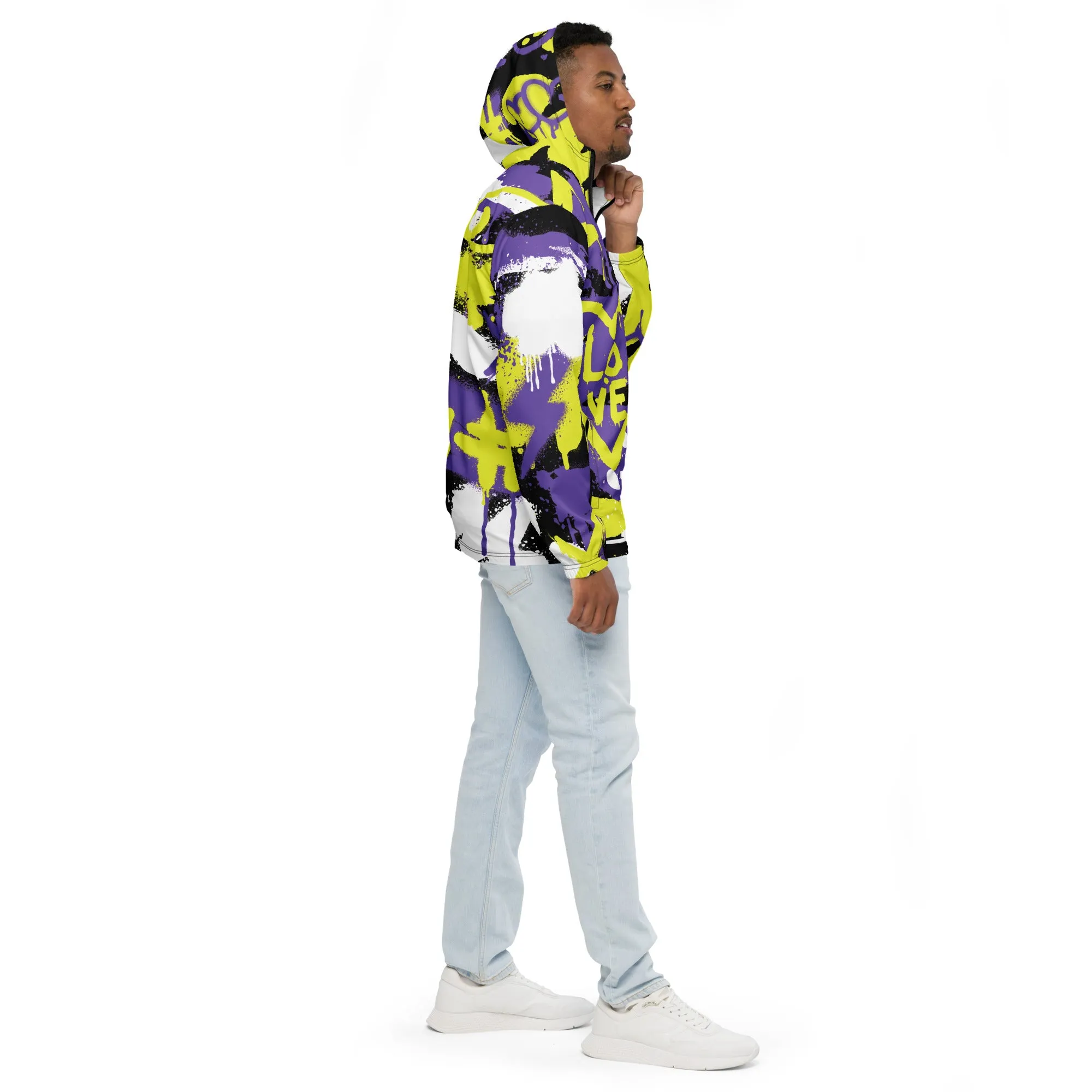 NonBinary Pride Graffiti Jacket