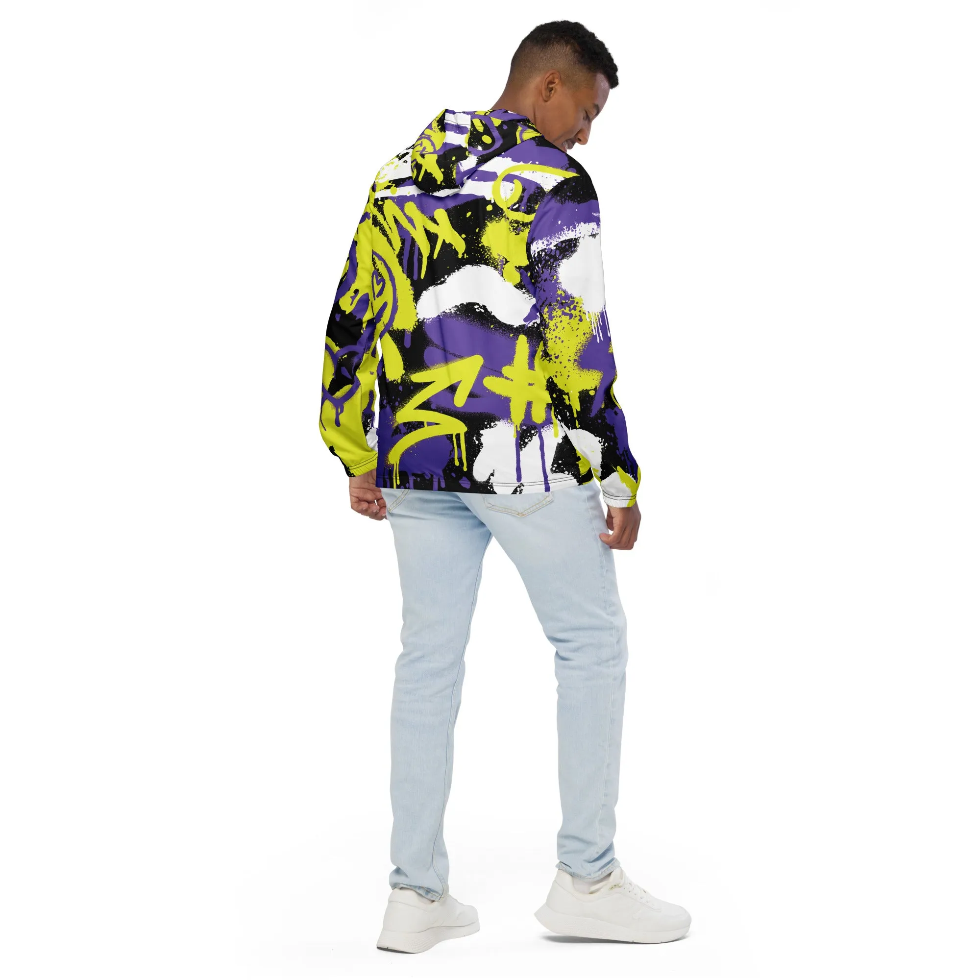 NonBinary Pride Graffiti Jacket