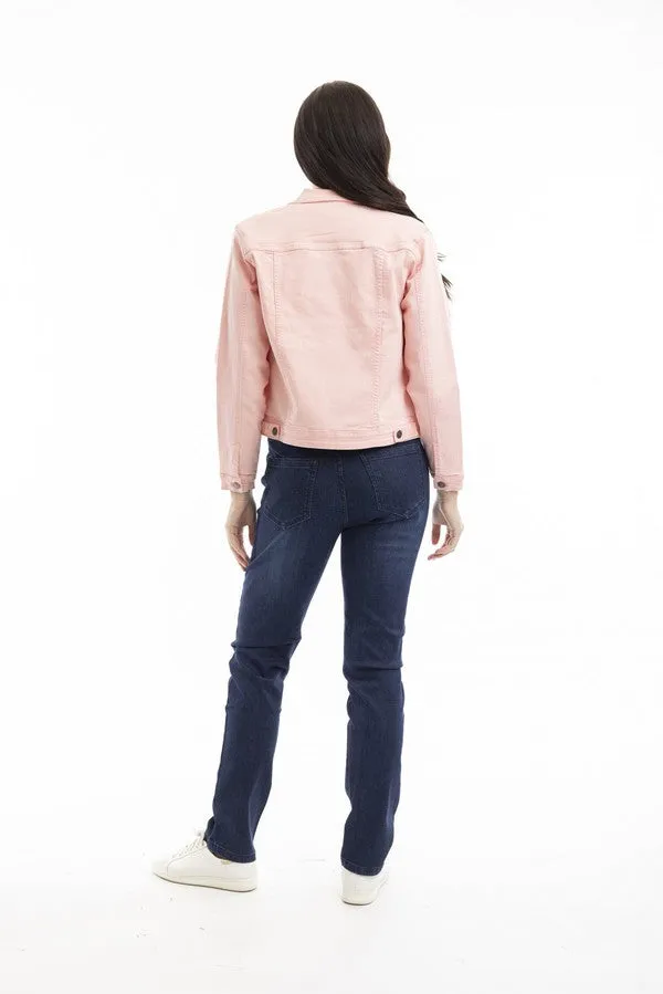 Orientique Pink Denim Jacket