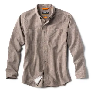 Orvis LS Tech Chambray Work Shirt / Mocha