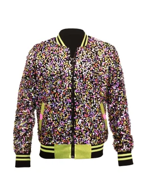 Party Mix | Disarray Sequin Bomber Jacket | Unisex