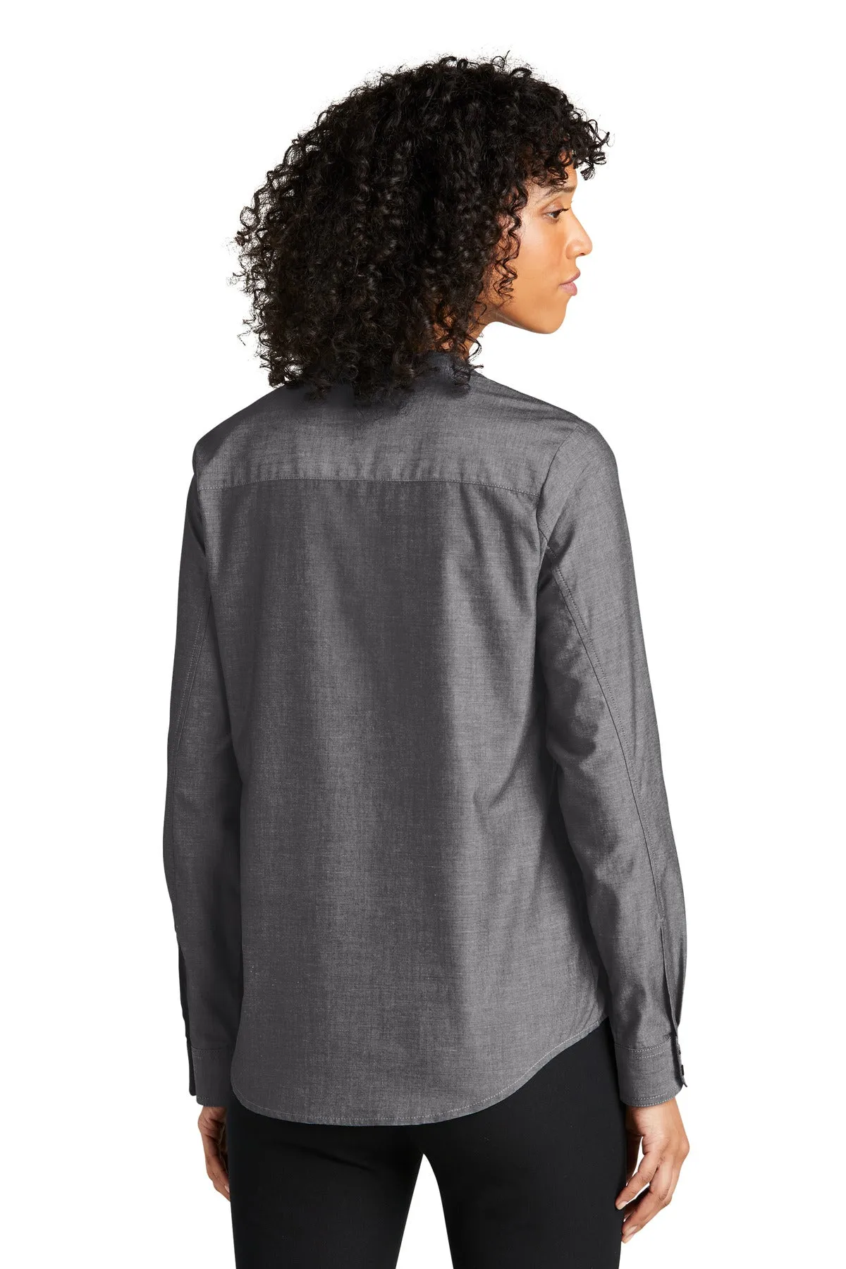 Port Authority® Ladies Long Sleeve Chambray Easy Care Shirt LW382