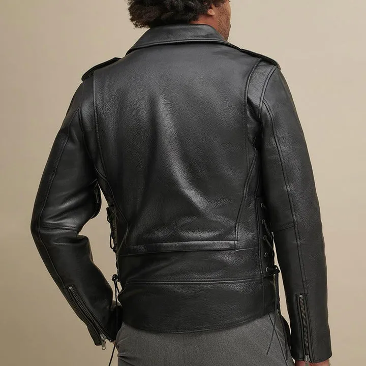 Purchase Best 100%High Quality New Stylish Fashion Leather Rider Jacket For Sale