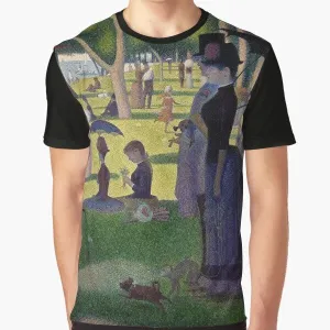 "George Seurat's Pointillist Masterpiece T-Shirt"