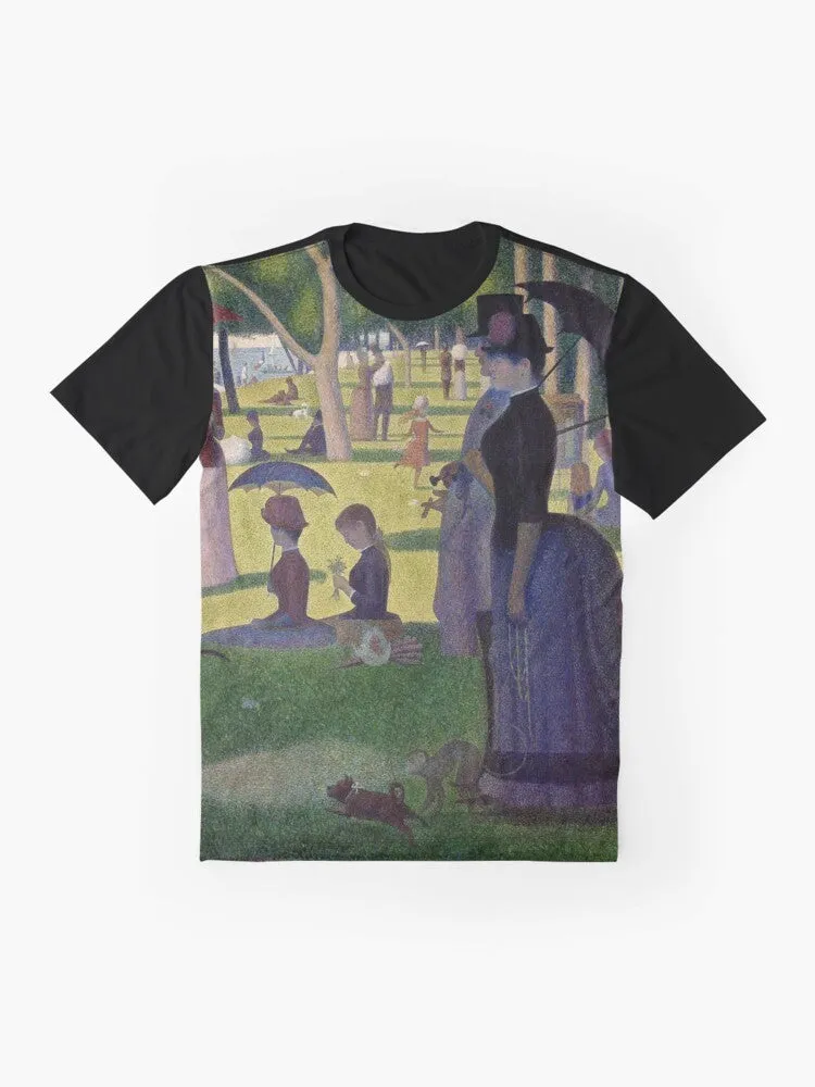 "George Seurat's Pointillist Masterpiece T-Shirt"