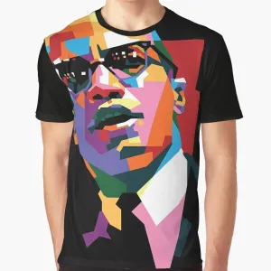 "Iconic Malcolm X Civil Rights Graphic T-Shirt"