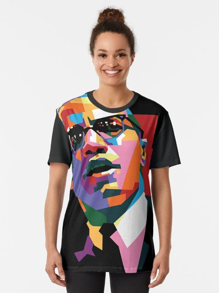 "Iconic Malcolm X Civil Rights Graphic T-Shirt"