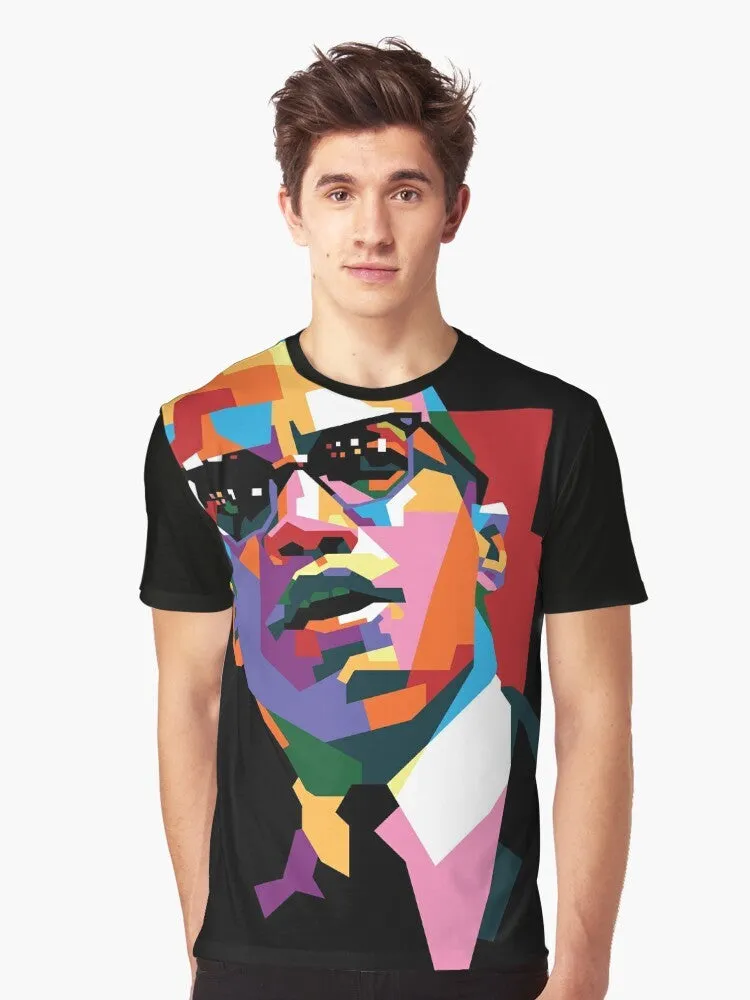 "Iconic Malcolm X Civil Rights Graphic T-Shirt"