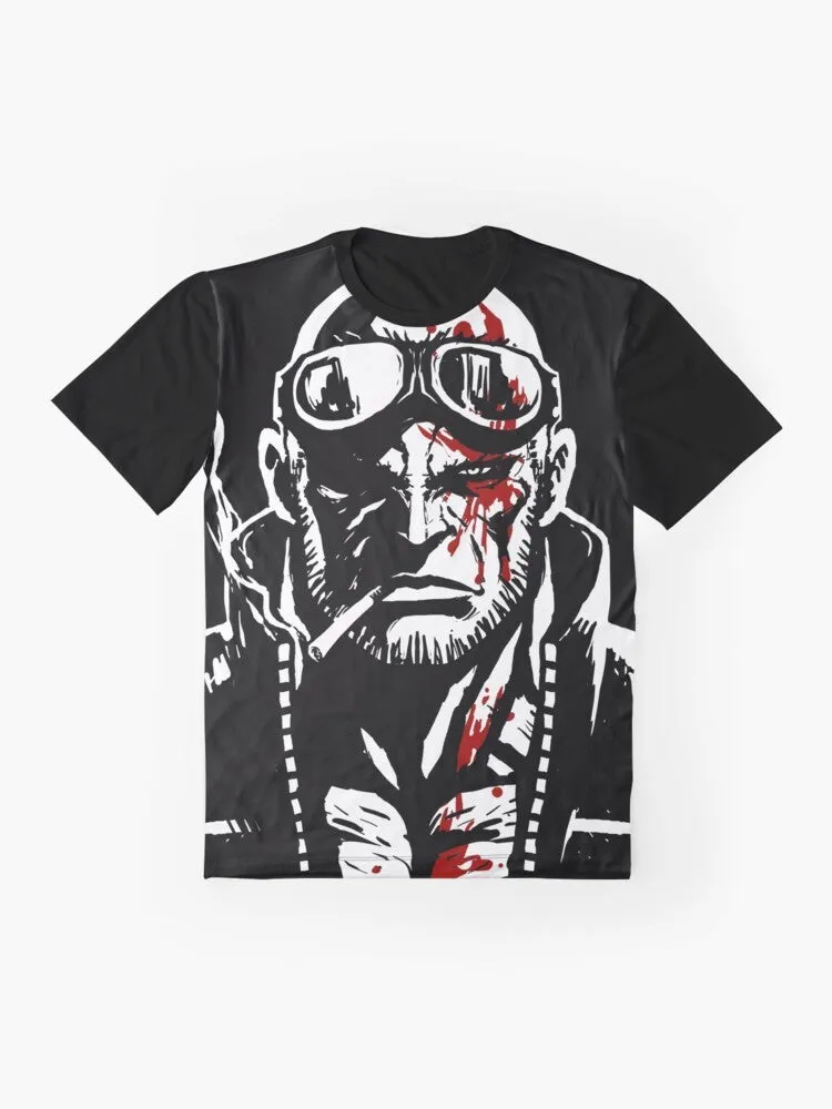 "Madworld Jack Graphic T-Shirt | Sin City Comic Book Movie Tee"