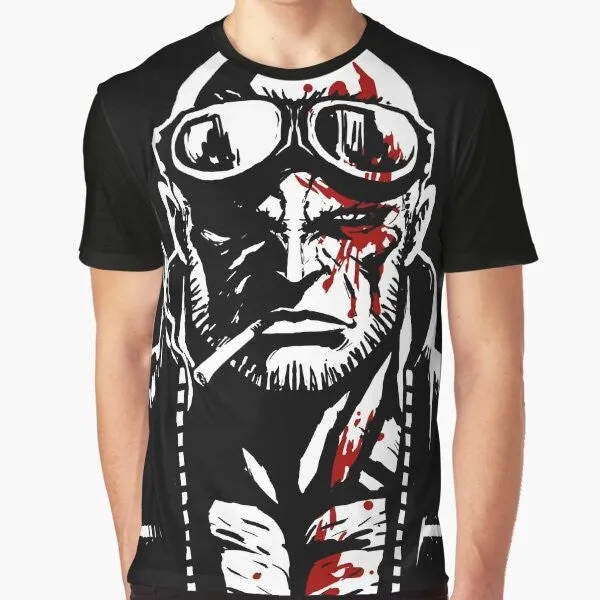 "Madworld Jack Graphic T-Shirt | Sin City Comic Book Movie Tee"