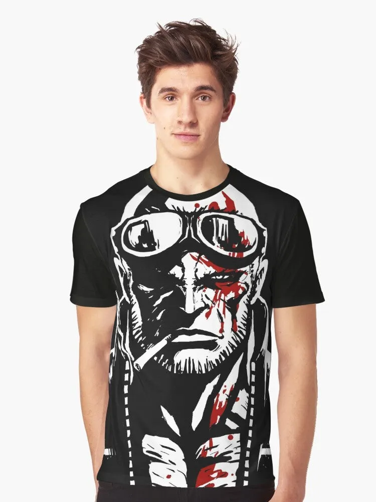 "Madworld Jack Graphic T-Shirt | Sin City Comic Book Movie Tee"