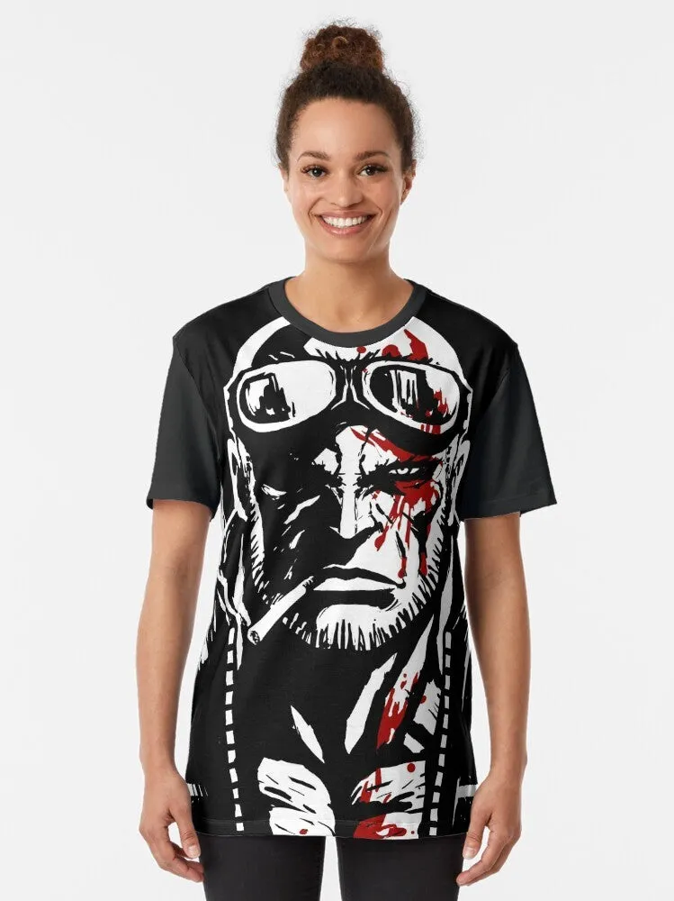 "Madworld Jack Graphic T-Shirt | Sin City Comic Book Movie Tee"