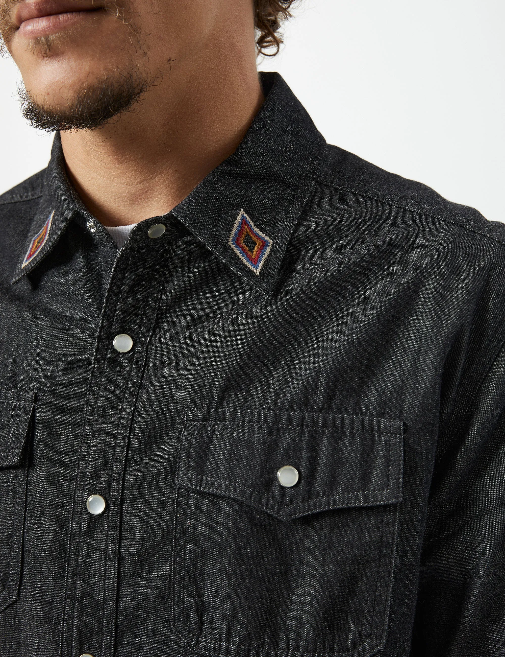 Rancho Shirt - Black Chambray