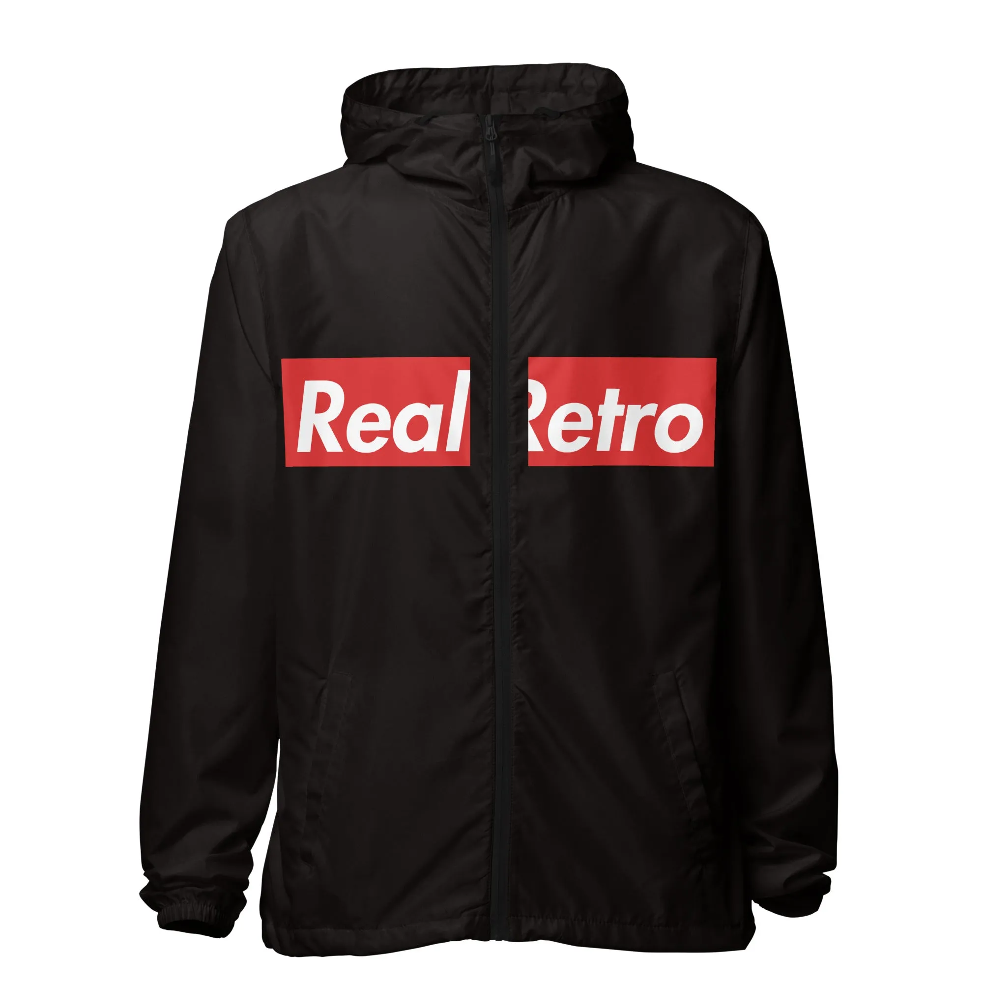 Real Retro Unisex lightweight zip up windbreaker