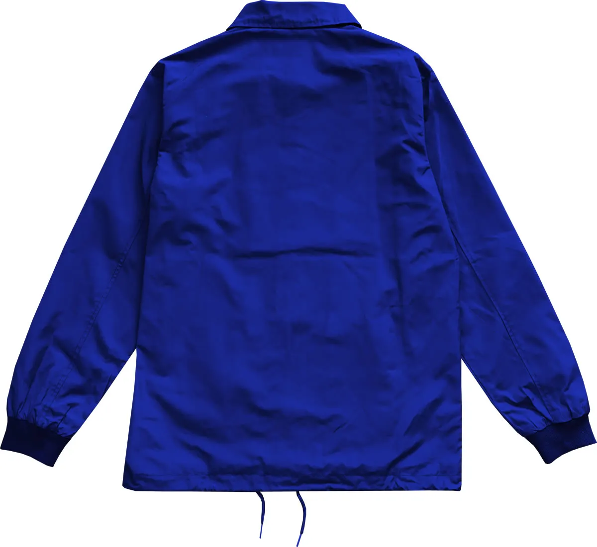 Royal Blue Mens Windbreaker Coaches Jacket