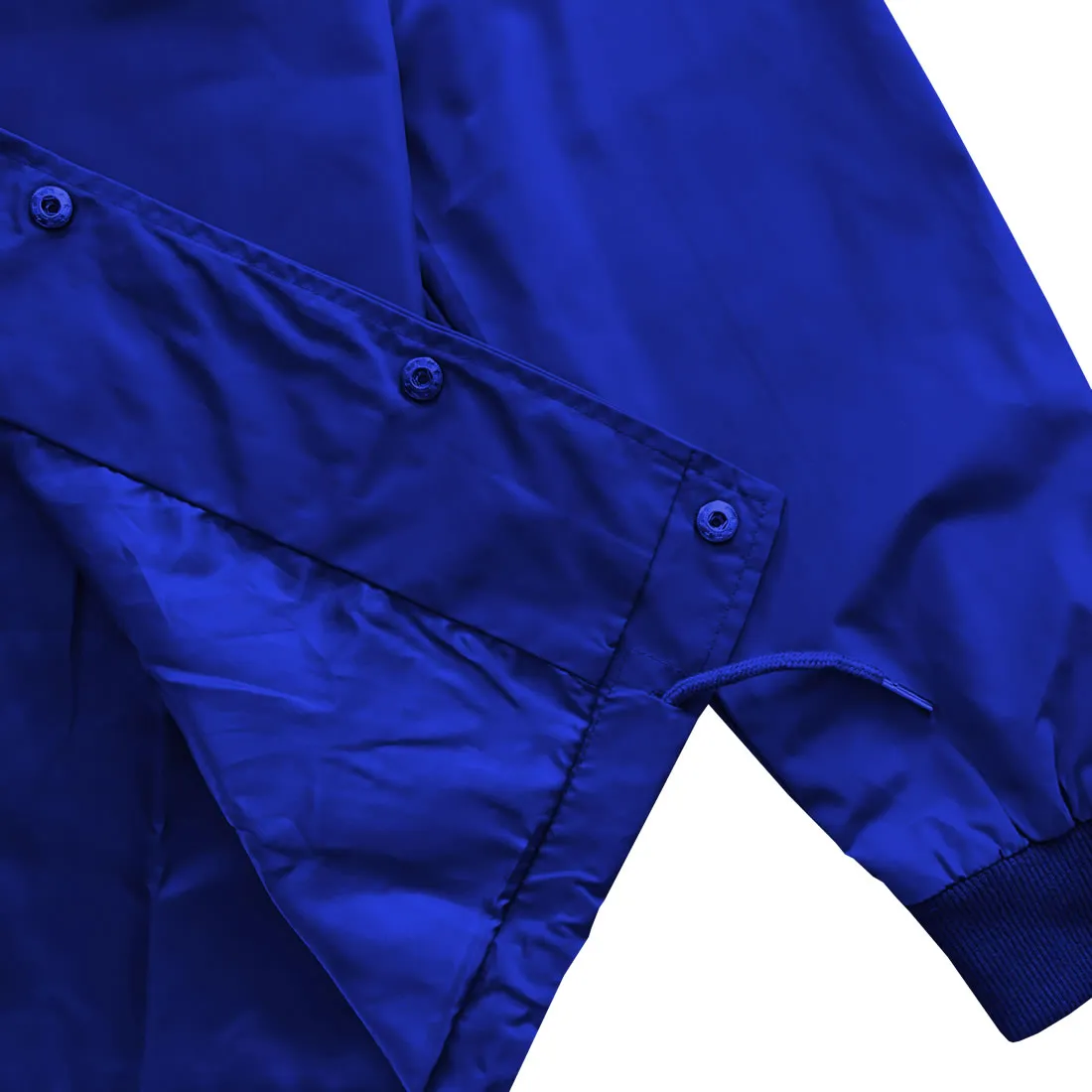 Royal Blue Mens Windbreaker Coaches Jacket