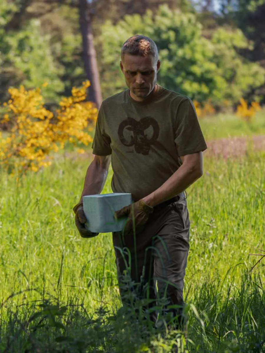 SEELAND Outdoor T-Shirt - Men's - Pine Green Melange