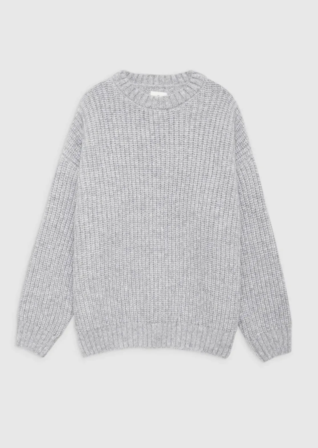 Sydney Crew Sweater - Light Heather Grey