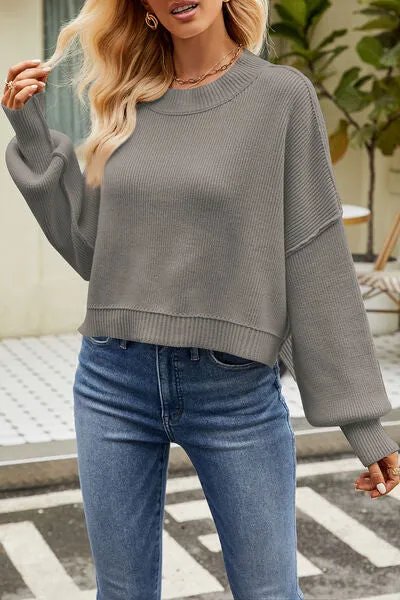 TEEK - Round Neck Angle Sweater