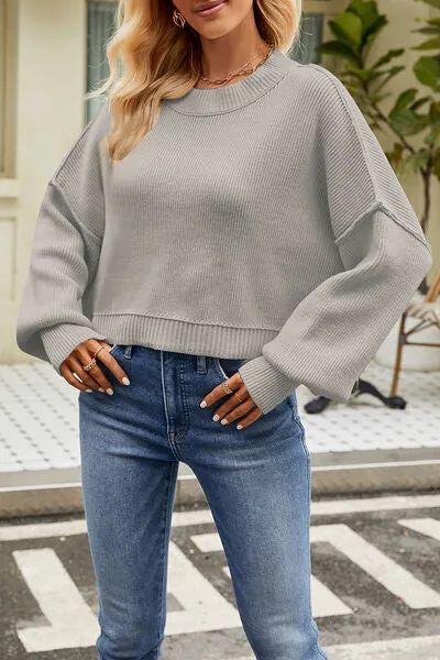 TEEK - Round Neck Angle Sweater