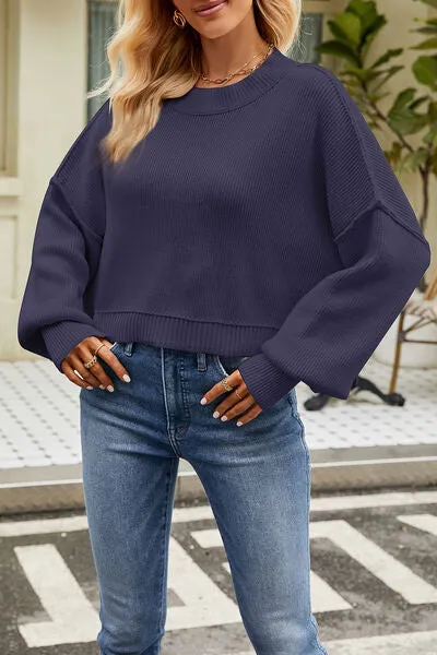 TEEK - Round Neck Angle Sweater