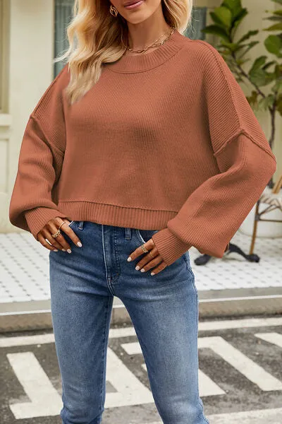 TEEK - Round Neck Angle Sweater