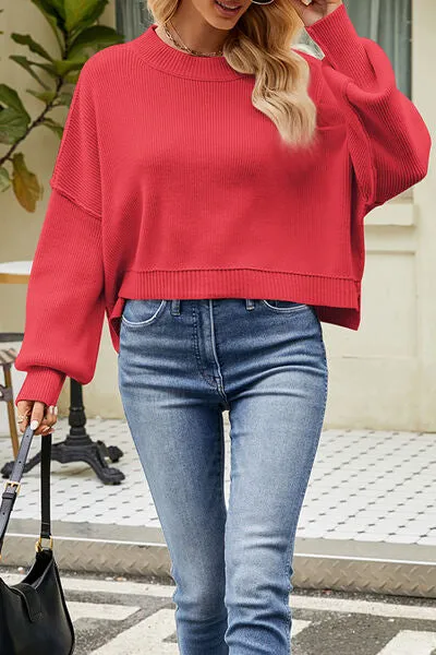 TEEK - Round Neck Angle Sweater