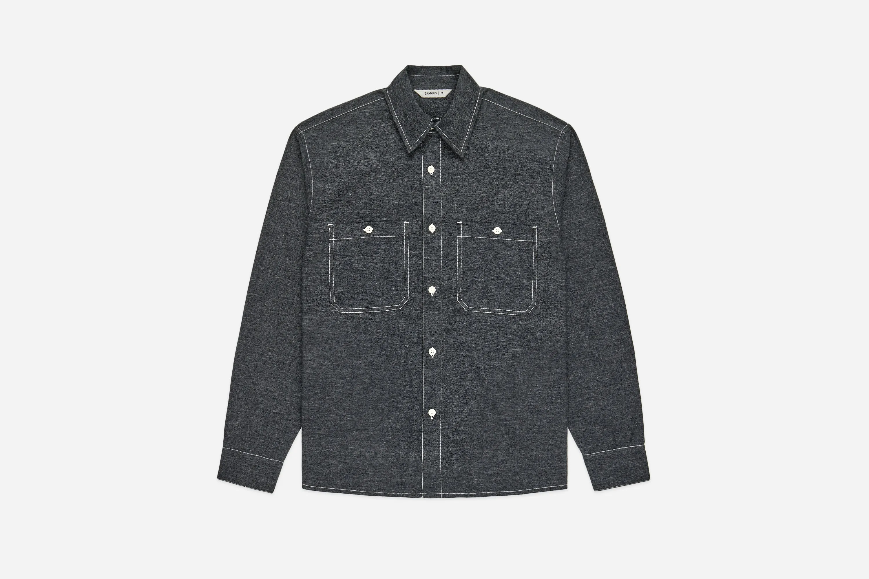 Utility Shirt ~ Black Chambray