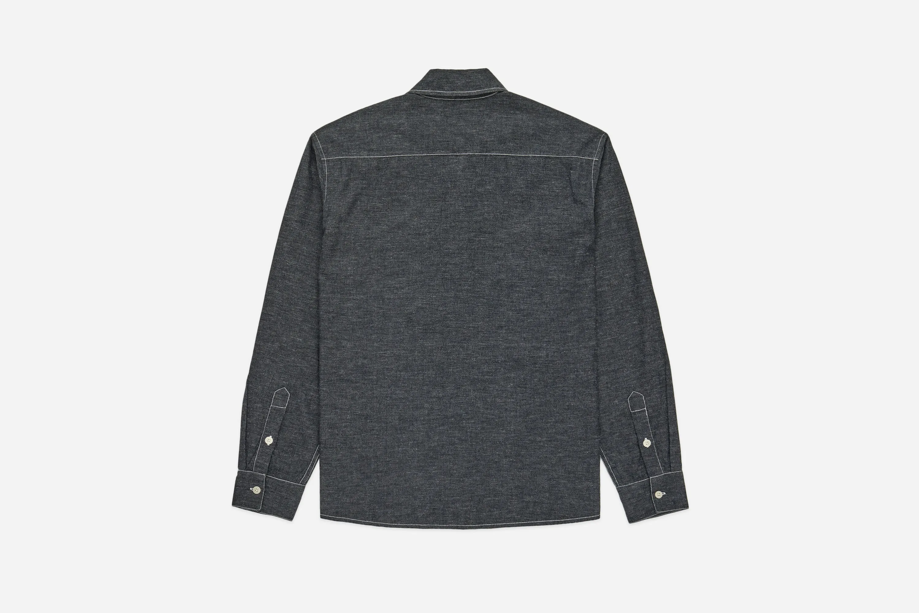 Utility Shirt ~ Black Chambray