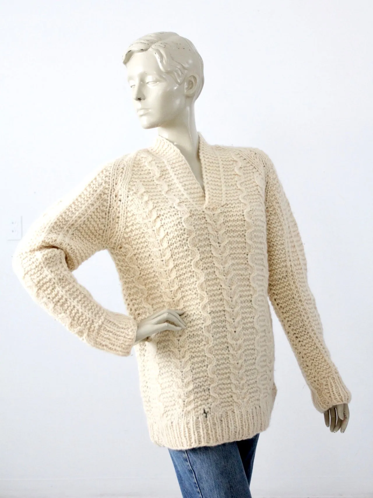 vintage Greek wool sweater