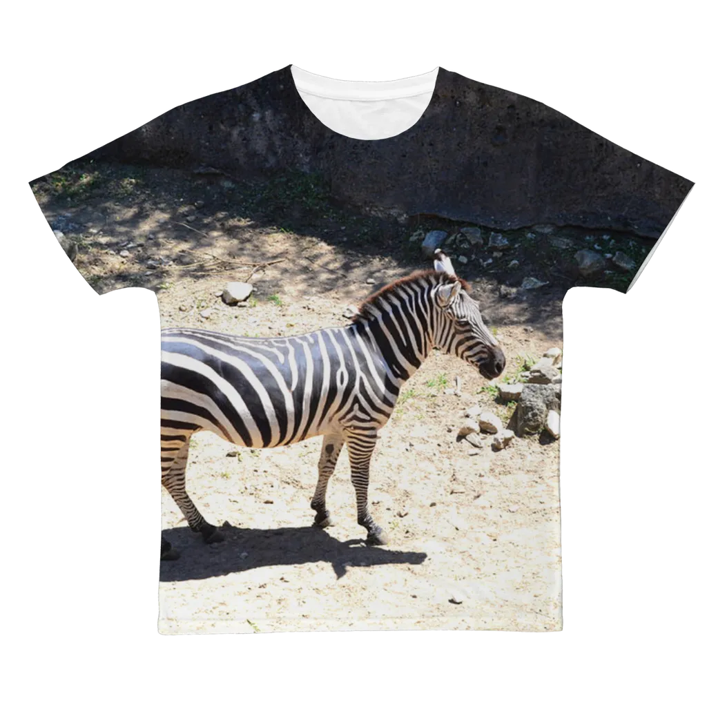 Zebra Classic Sublimation Adult T-Shirt